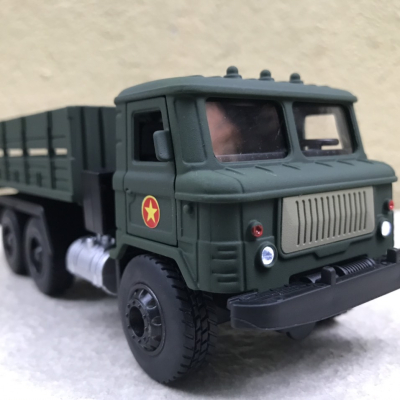Mô hình xe Quân sự QĐND-VN Gaz 66 Thùng bạt tỷ lệ 1:36