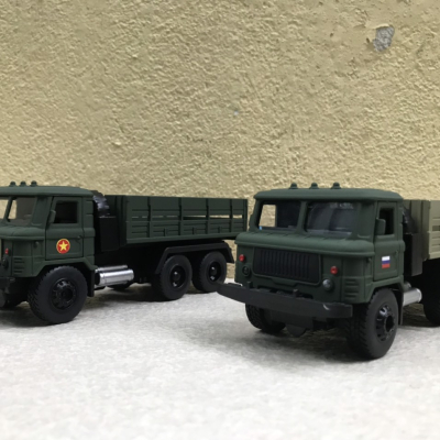Mô hình xe Quân sự QĐND-VN Gaz 66 Thùng bạt tỷ lệ 1:36