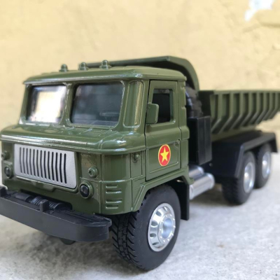 Mô hình xe Quân sự QĐND-VN Gaz 66 thùng ben tỷ lệ 1:36