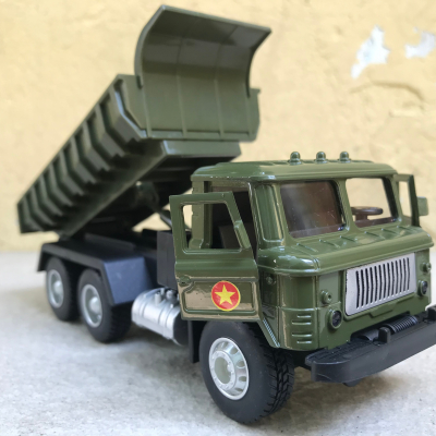 Mô hình xe Quân sự QĐND-VN Gaz 66 thùng ben tỷ lệ 1:36