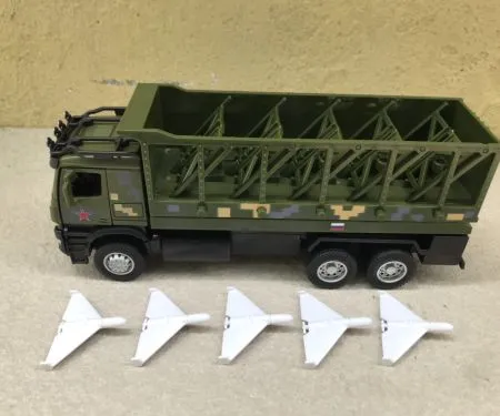 ​Mô hình xe Quân sự - Hệ thống UAV  tỷ lệ 1:36