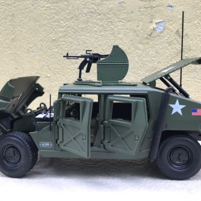 ​Mô hình xe quân sự HUMVEE 1984 tỷ lệ 1:18