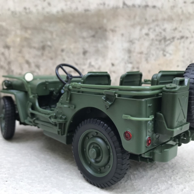 Mô hình xe quân sự JEEP WILLY 1947 tỷ lệ 1:18
