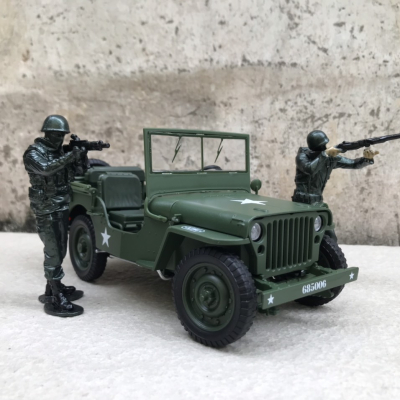 Mô hình xe quân sự JEEP WILLY 1947 tỷ lệ 1:18