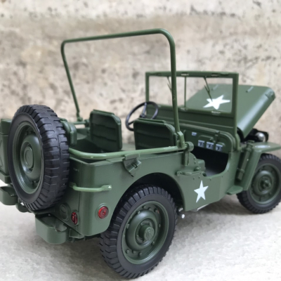 Mô hình xe quân sự JEEP WILLY 1947 tỷ lệ 1:18