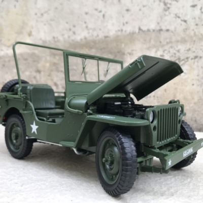 Mô hình xe quân sự JEEP WILLY 1947 tỷ lệ 1:18