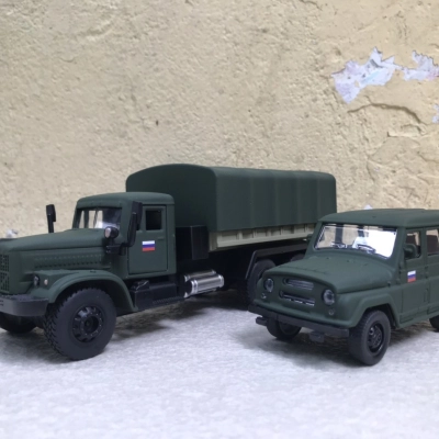 Mô hình xe Quân sự UAZ-469 Nga  tỷ lệ 1:36
