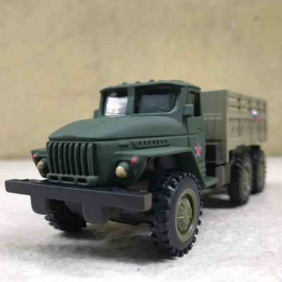 Mô hình xe quân sự Ural 4320 tải thùng  tỷ lệ 1:72