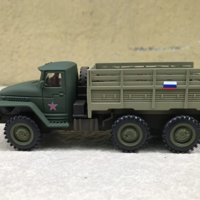 Mô hình xe quân sự Ural 4320 tải thùng  tỷ lệ 1:72