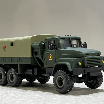 ​Mô hình xe Tải Quân sự Kraz-260B tỷ lệ 1:72 đã sơn hoàn thành