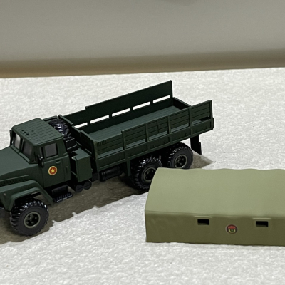 ​Mô hình xe Tải Quân sự Kraz-260B tỷ lệ 1:72 đã sơn hoàn thành