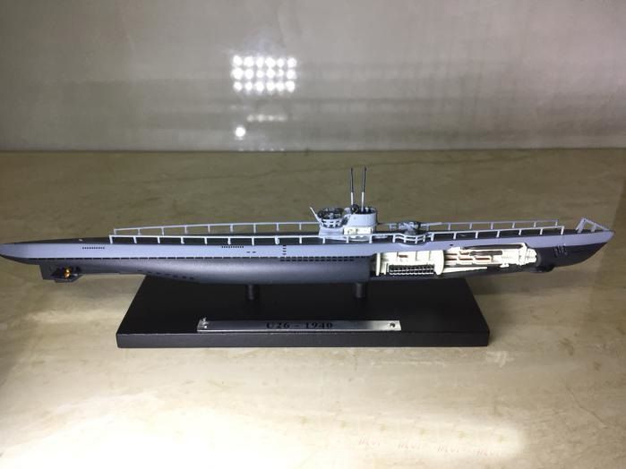 Mô hình đồ chơi quân sự Tàu Ngầm U 26 U boat Klasse 1:350