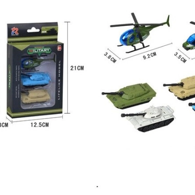 Đồ chơi mô hình Xe Tank và Máy bay kim loại