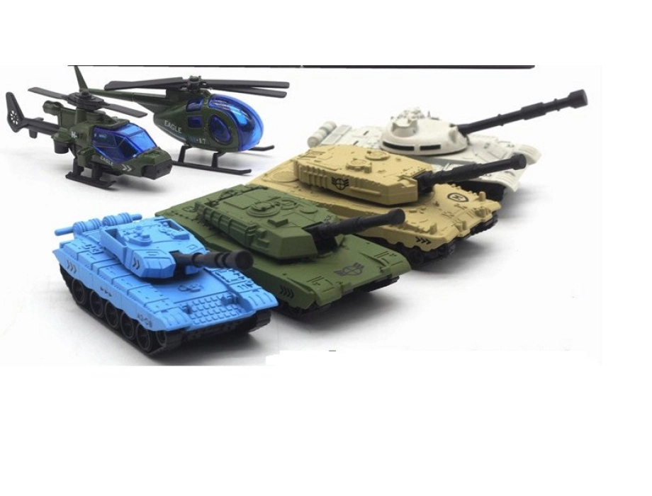 Đồ chơi mô hình Xe Tank và Máy bay kim loại