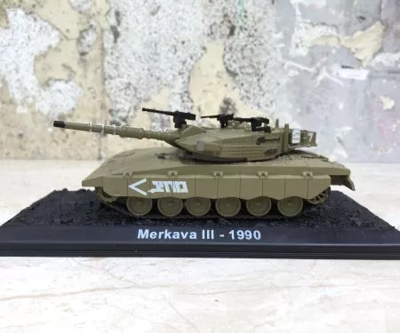 ​Mô hình Quân sự Xe TANK MERKAVA III (Israel 1990)  tỷ lệ 1:72