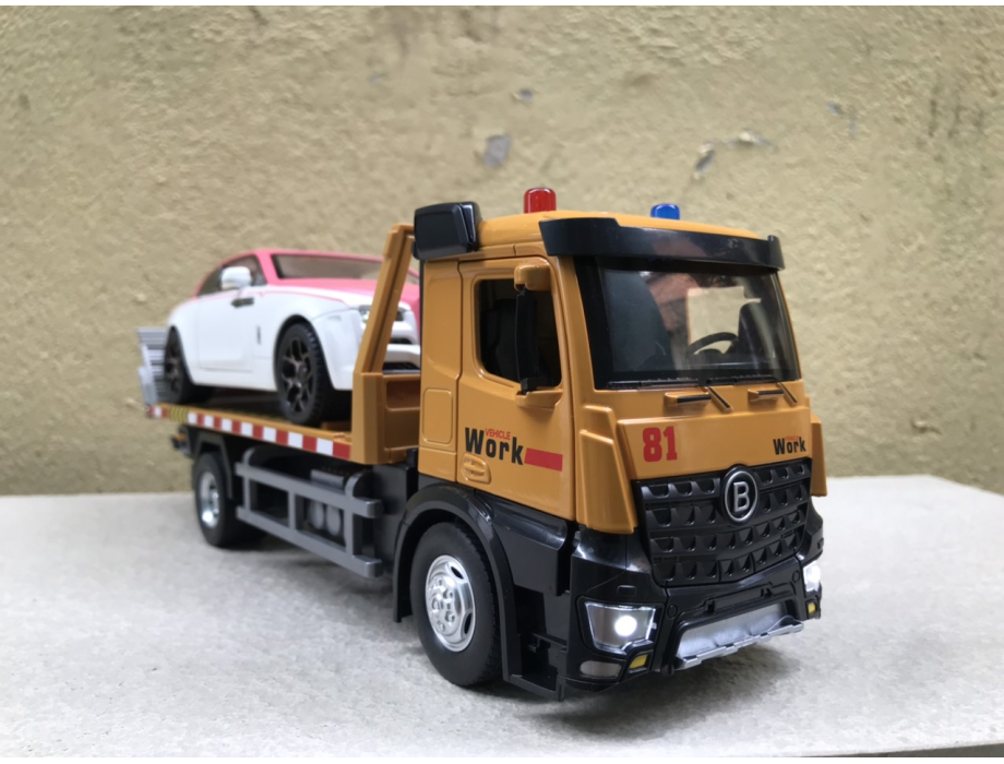 Mô hình xe tải Thớt cứu hộ tỷ lệ 1:24