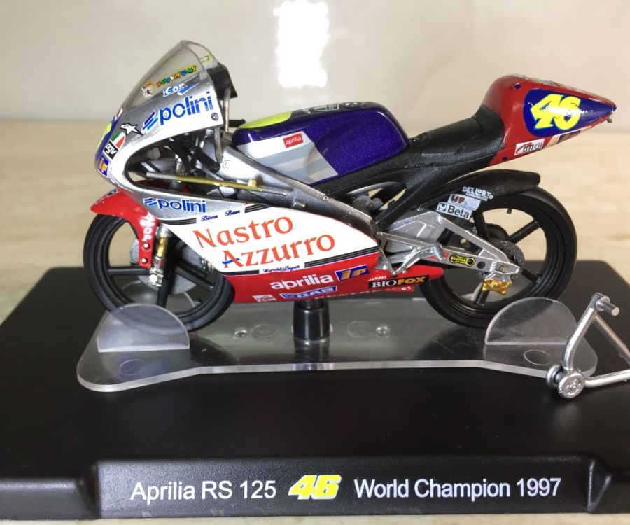 Đồ chơi mô hình xe Moto Aprilia RS 125 World Championship 1997 1:18