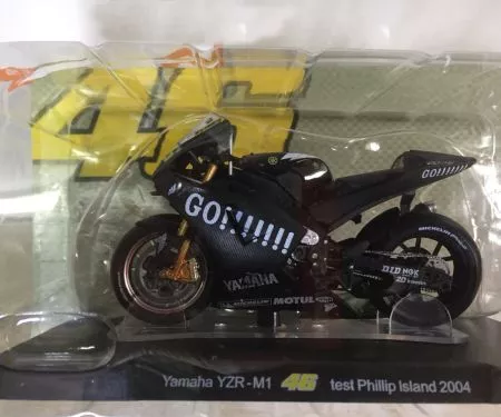 Đồ chơi mô hình xe Moto Yamaha YZR M1 Test Philip Island 2004 1:18